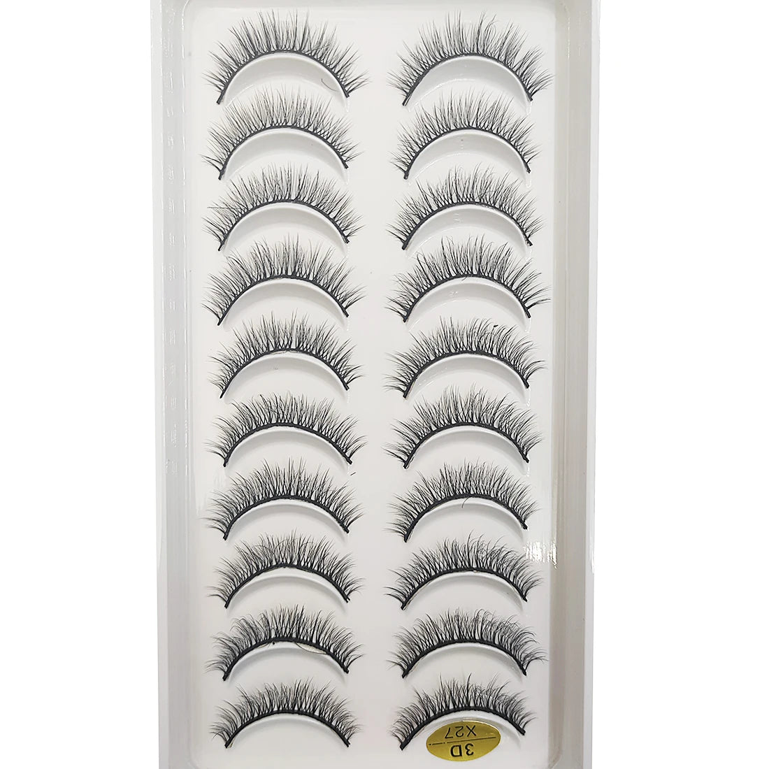 10 Pairs of Natural 3D Mink Lashes