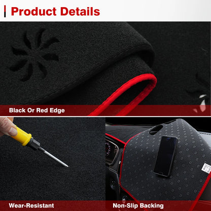 Dash Mat Sun Shade for Toyota RAV4 XA50 (2019–2023) – Anti‑UV Dashboard Cover Carpet Car Accessory