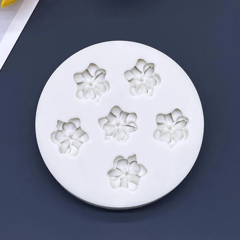 Flower Rose Silicone Sugarcraft Mold Resin Tools Chocolate Cupcake Baking Fondant Cake Decorating Tools