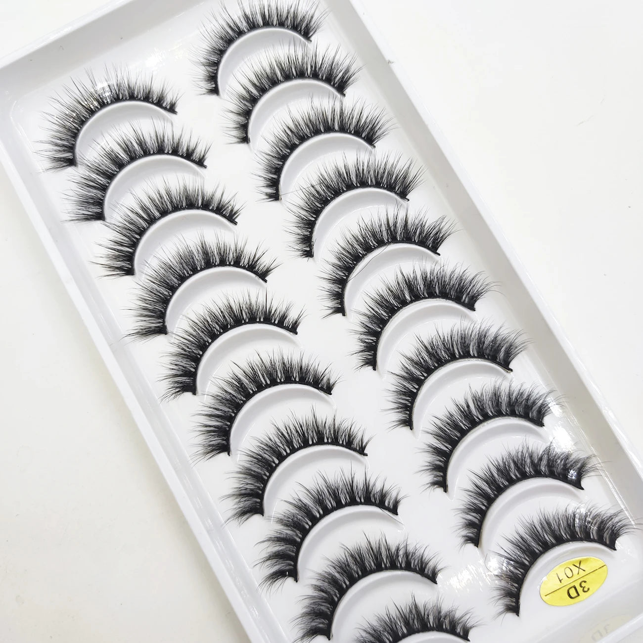 10 Pairs of Natural 3D Mink Lashes