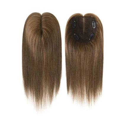 Front Lace Topper for Women (100% Human Hair · Gradient Color · Middle Part · 25–35cm)