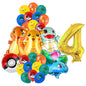 Classical Pikachu Birthday Party Decoration Set (Backdrop · Balloons · Tableware · Kids Event Supplies)