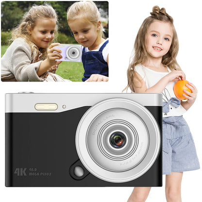 4K Students Pocket Camera – 48MP, 2.8" IPS