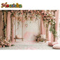 Mocsicka Photography Background Spring Indoor Wreath Cradle Decor Wedding Maternity Adult Kids Portrait Backdrop Photo Studio