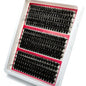 15 Rows DIY 5D Fluffy Lash 60D/80D/100D Thick Eyelash Clusters /Wispy Individual Lashes 10-20mm Cluster