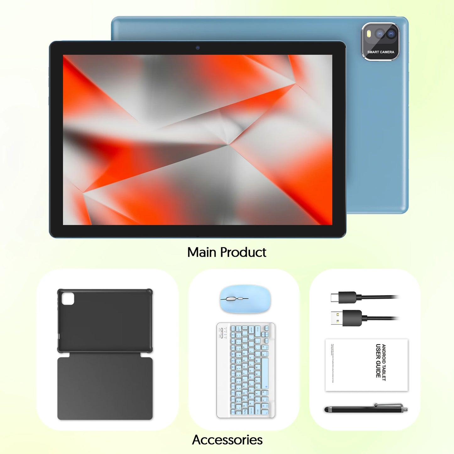10" Android 15 Tablet (12GB+64GB)