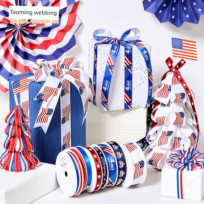 Independence Day Ribbon – Tricolor DIY Gift Box & Craft Ribbon
