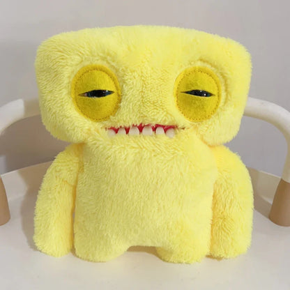 22cm Cartoon Funny Ugly The Block Monster Plushies Rainbow Crazy Rabbit Monster With Tooth Stuffed Monster Peluche Xmas Gifts