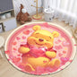 Winnie the Pooh Cute Cartoon Print Round Carpet.Bedroom,Balcony,Entry Door,Sofa,Chair Non-slip Mat.Gift,Picnic,Home Decorat,Rug