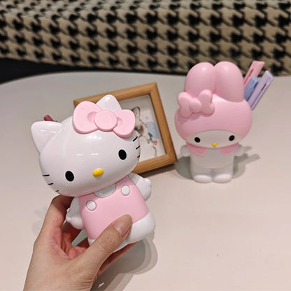 Hello Kitty Kawaii Pen Holder – Desktop Storage Box
