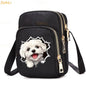 Cat & Dog Faith Quote Crossbody Phone Bag