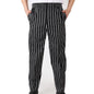 Unisex Chef Pants Cook Chef Pants with Elastic Waist Uniform