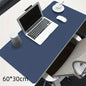 Large 600×300mm PU Leather Desk Protector – Waterproof Office Keyboard Pad & Gaming Mousepad