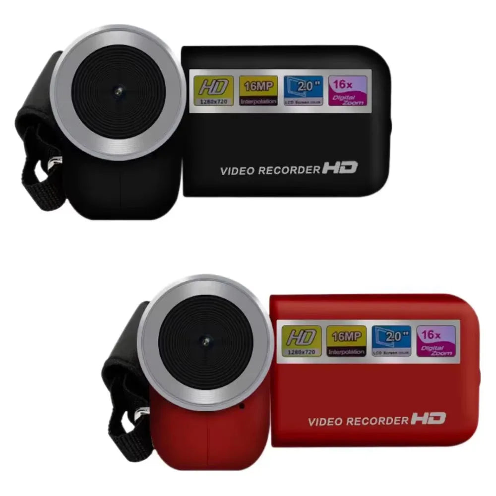 1080P 16MP Digital Camera &amp; Rotatable Screen Camcorder (2.7", 16X Zoom, Kids &amp; Vlog Camera)