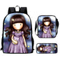 Santoro Gorjuss Kids School Backpack Set – Lightweight Backpack, Shoulder Bag & Pencil Case