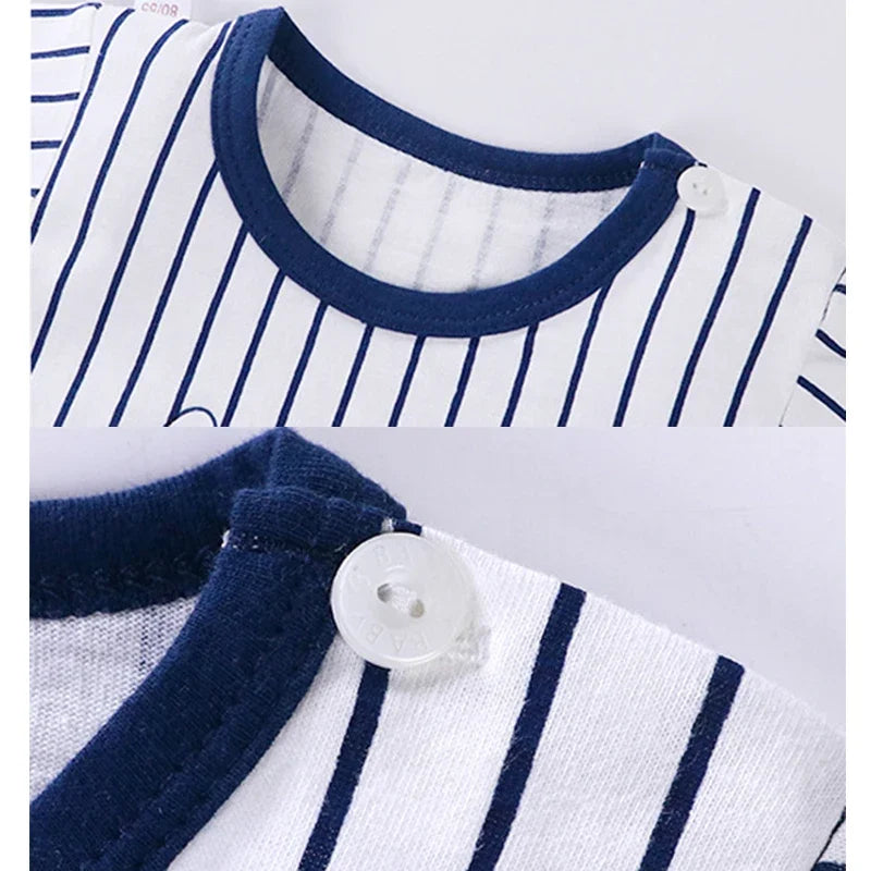 Casual Baby Boy Short Sleeve Sports T-shirt and  Shorts Set