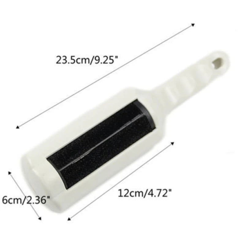 Electrostatic Clothing & Pet Hair Remover Brush: Dust Cleaner and Suction Sweeper for Home, Office, and Travel