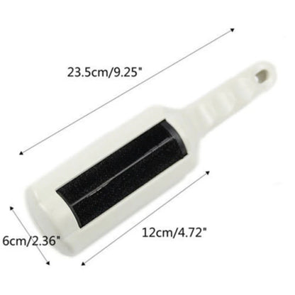 Electrostatic Clothing & Pet Hair Remover Brush: Dust Cleaner and Suction Sweeper for Home, Office, and Travel