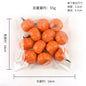 12 Pieces Of Pumpkin Maple Leaf Ornament Maple Leaves Autumn Holiday Decoration Indoor And Outdoor Decoration Fake Decoration