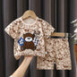 Casual Baby Boy Short Sleeve Sports T-shirt and  Shorts Set