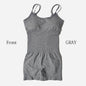 Women Fitness One Piece Strap Tummy Control Padded Sports Bra Rompers