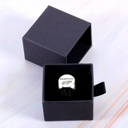 Anniversary Steel Date Night Gifts for Husband Wife for Wedding Valentines Birthday Couple Gifts for Boyfriend Girlfriend