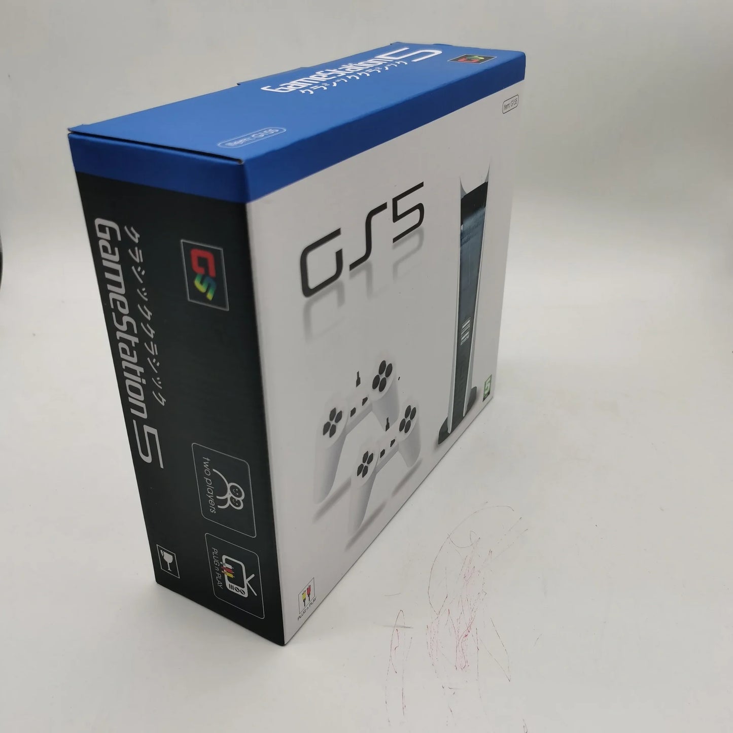 GS5 Retro Console – 200 Classic Games, Dual USB Controllers