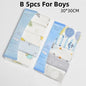 5/8 Pcs/Set Cotton Newborn Baby Towels Saliva Towel Nursing Towel