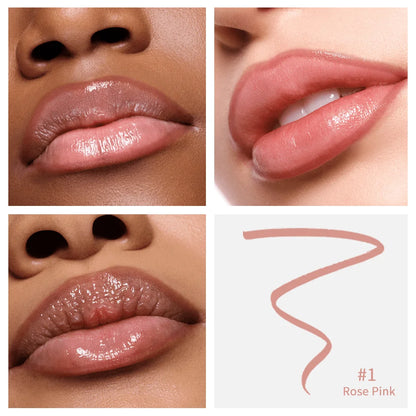4 Colors Peel-Off Lip Liner, Waterproof, Transfer-proof Lipstick, Tattoo Waterproof, Long-Lasting Matte Velvet Lip Tint