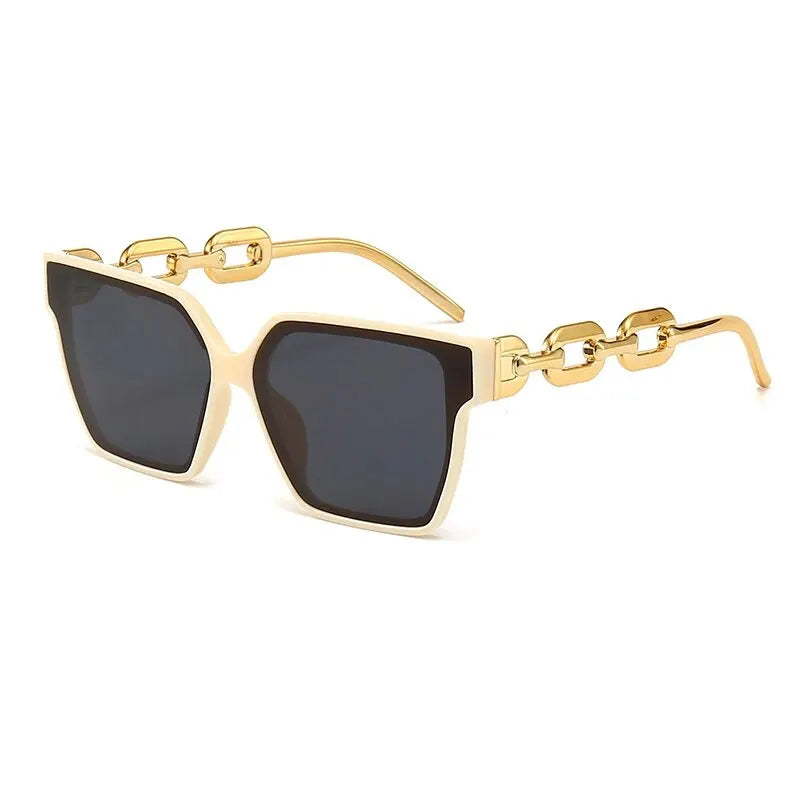 Women Cat Eye Retro Points Rectangle Vintage Sunglasses