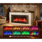 70" Farmhouse TV Stand with 42" Electric Fireplace