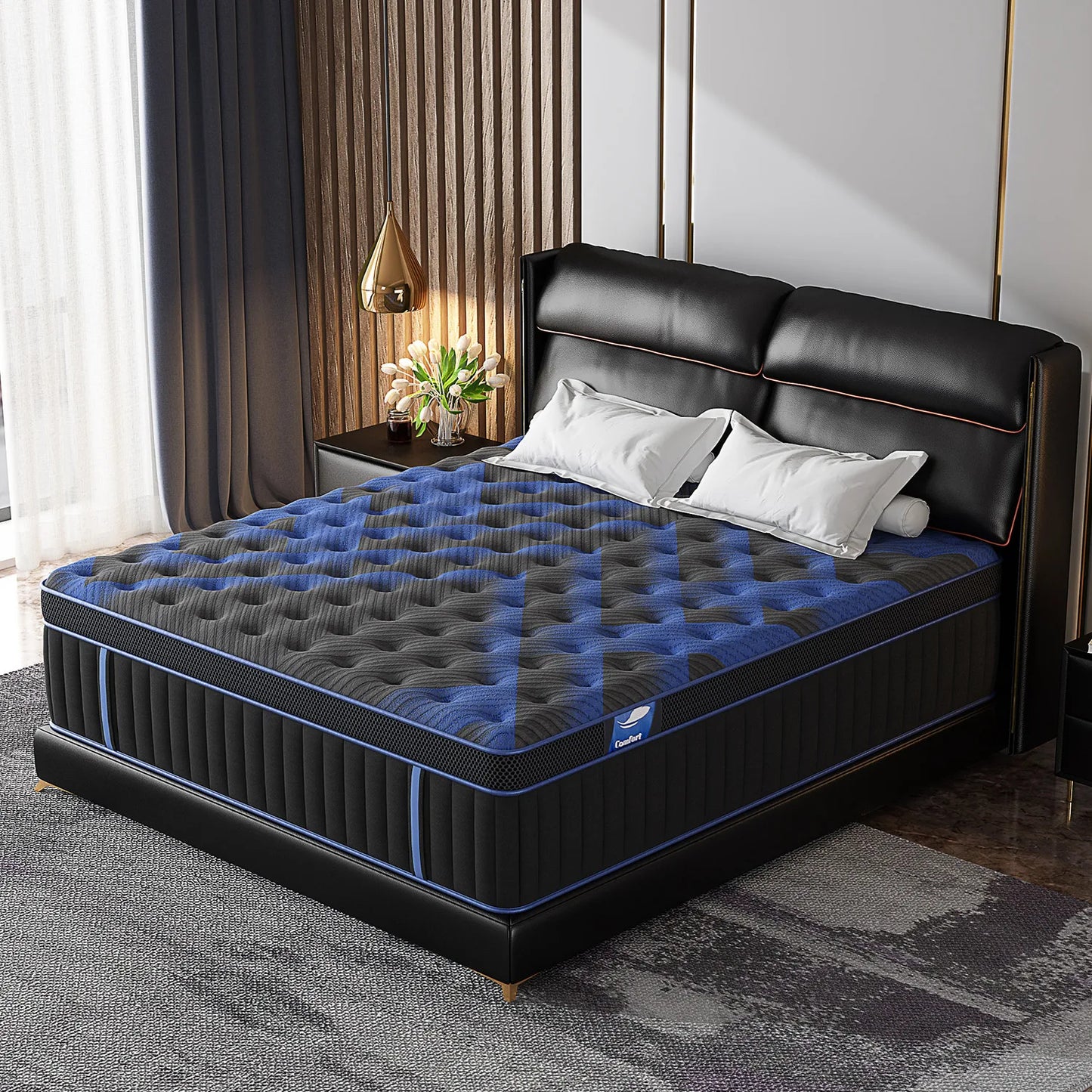 Hybrid Memory Foam Mattress — 12/14" Bed‑in‑Box
