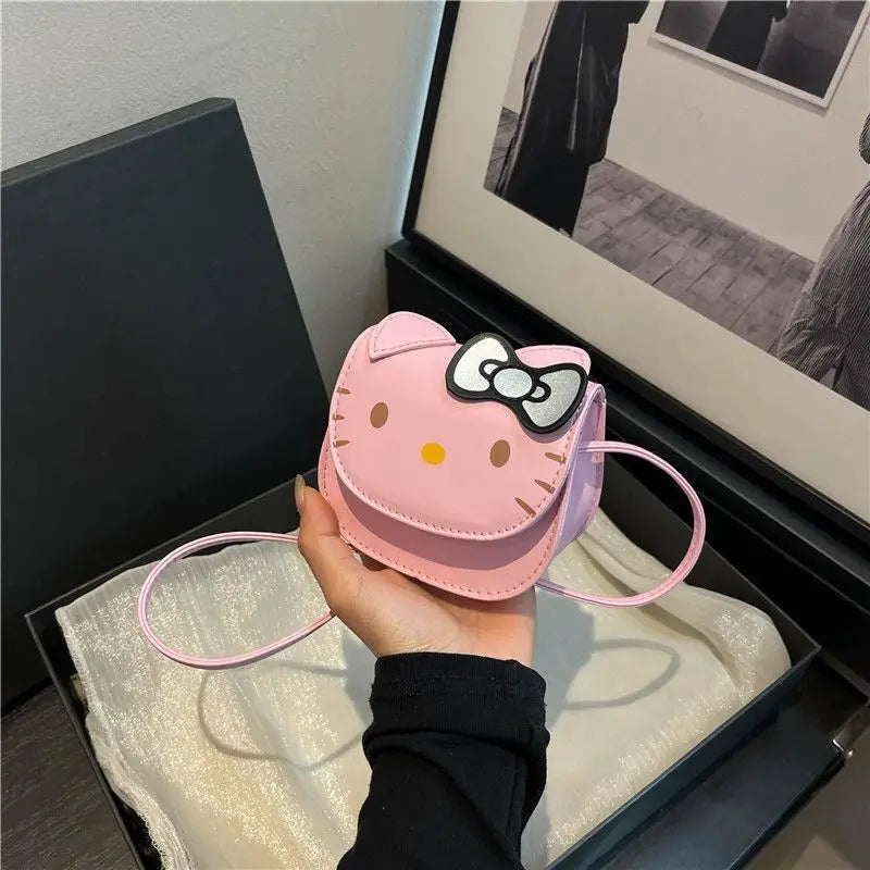 Hello Kitty Mini Coin Wallet &amp; Kawaii Crossbody Bag (Cute Cartoon Storage Accessory)