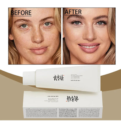 Korean Rice Extract SPF50+ Cream – Hydrating, Brightening, Tone‑Evening Lightweight Moisturizing Concealer