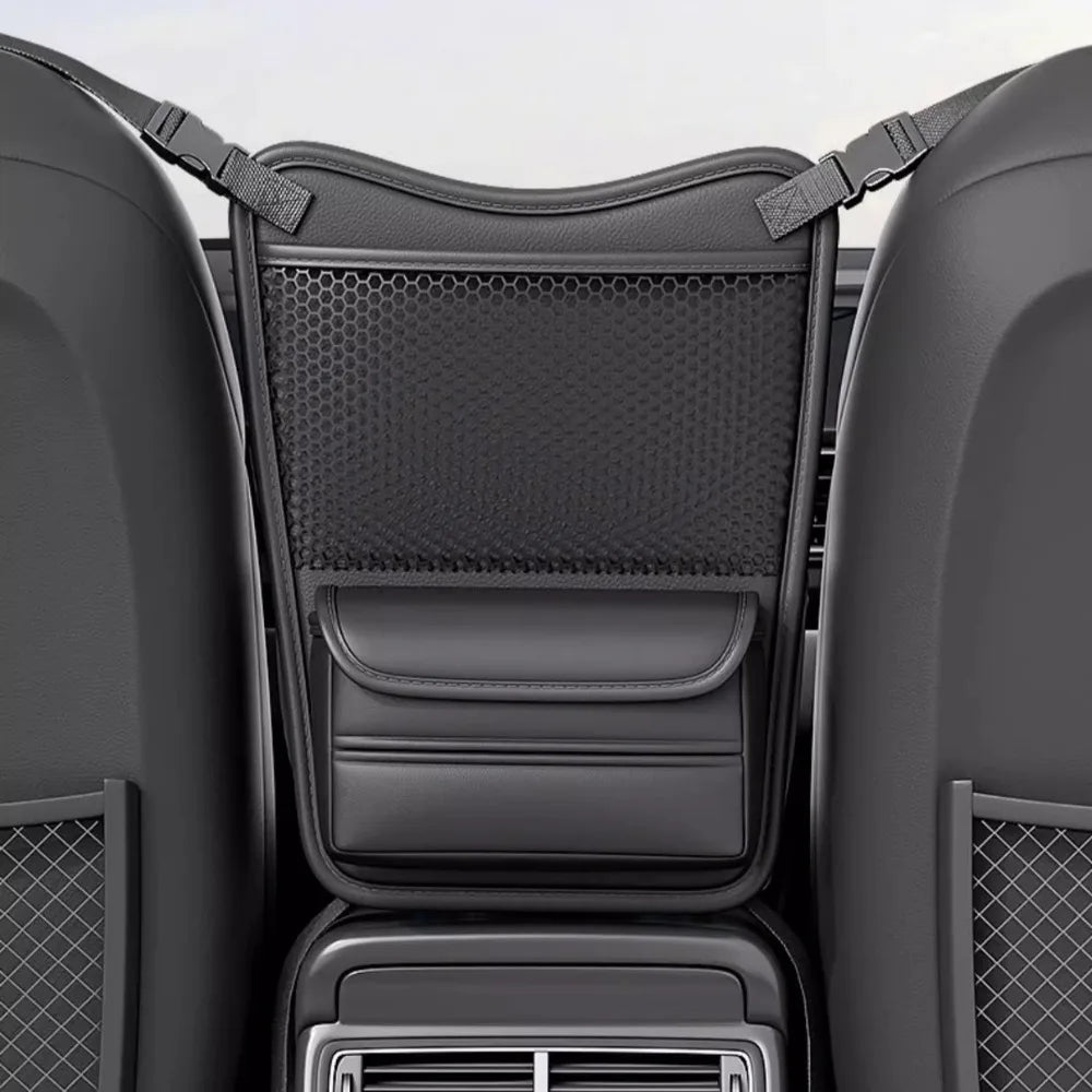 2026 Universal Car Seat Gap Organizer Storage Net Multifunctional Mesh Pocket for Handbag Water Bottle Auto Interior Accessories