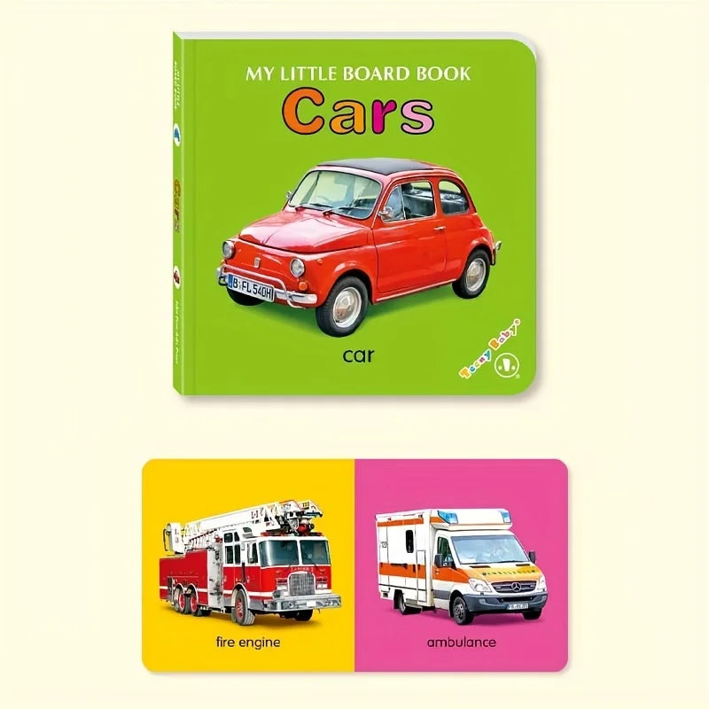 Baby Colorful Sensory Pattern Card Early Education Reading Development Books