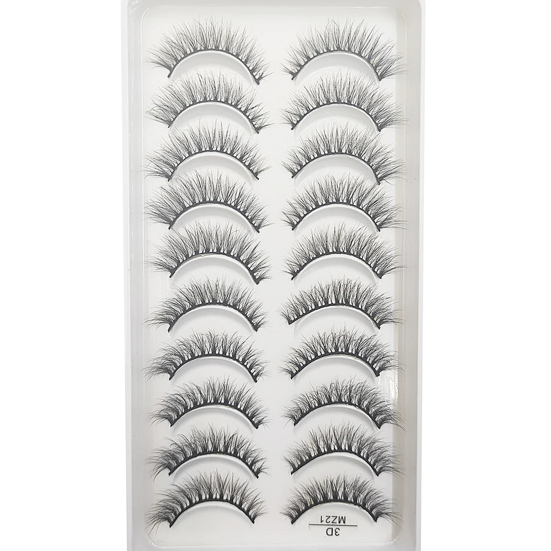 10 Pairs of Natural 3D Mink Lashes