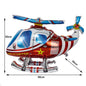 Fighter Balloon Boy Airplane Birthday Party Helicopter Plane Balloon Aircraft Balloon for Aviator Themed Birthday Party Decor