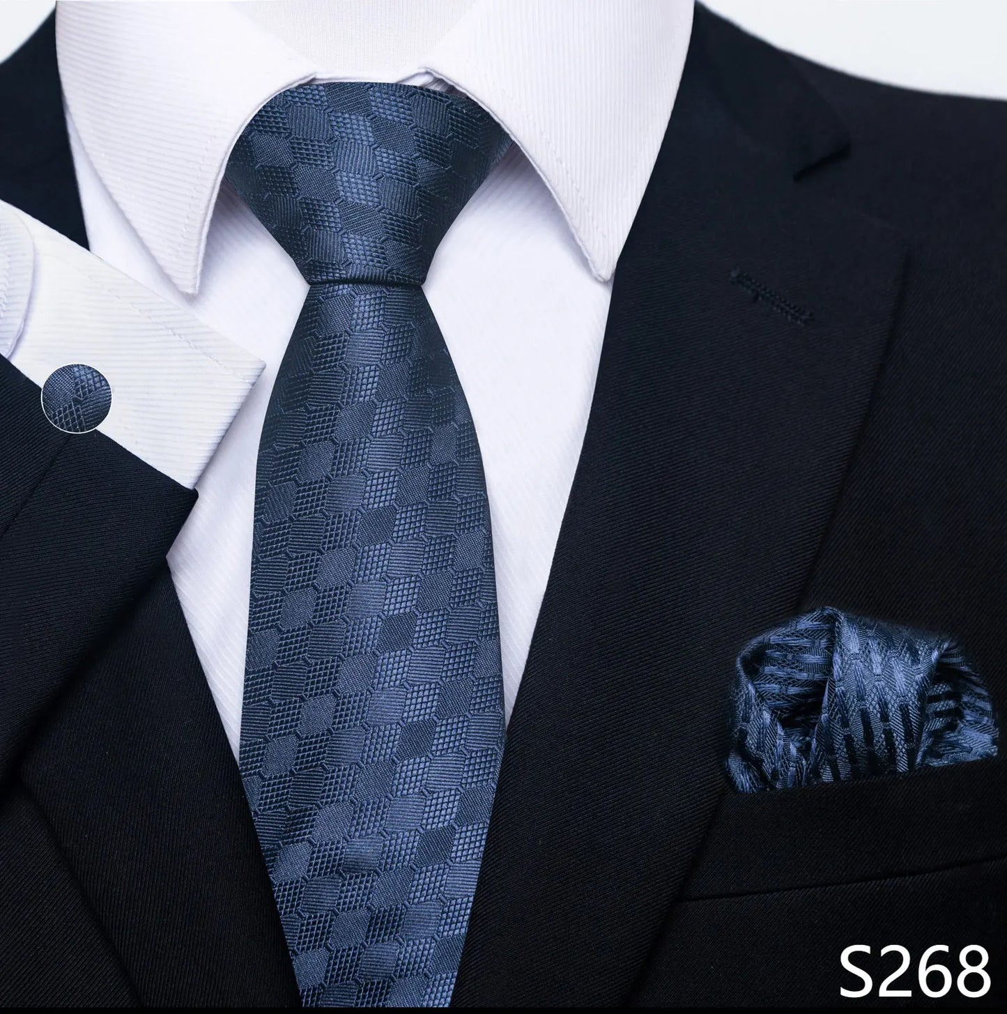 8 cm Tie Pocket Squares Necktie  Set