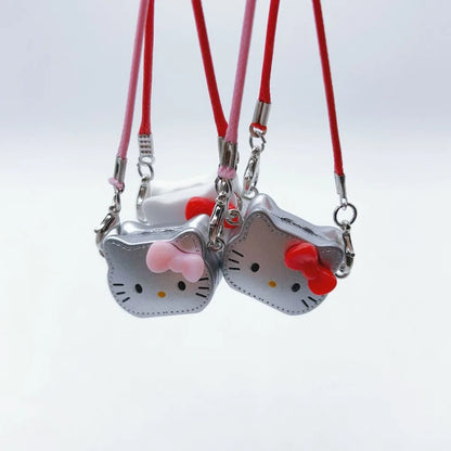 Hello Kitty 3D Bow Mini Crossbody Charm & Keychain