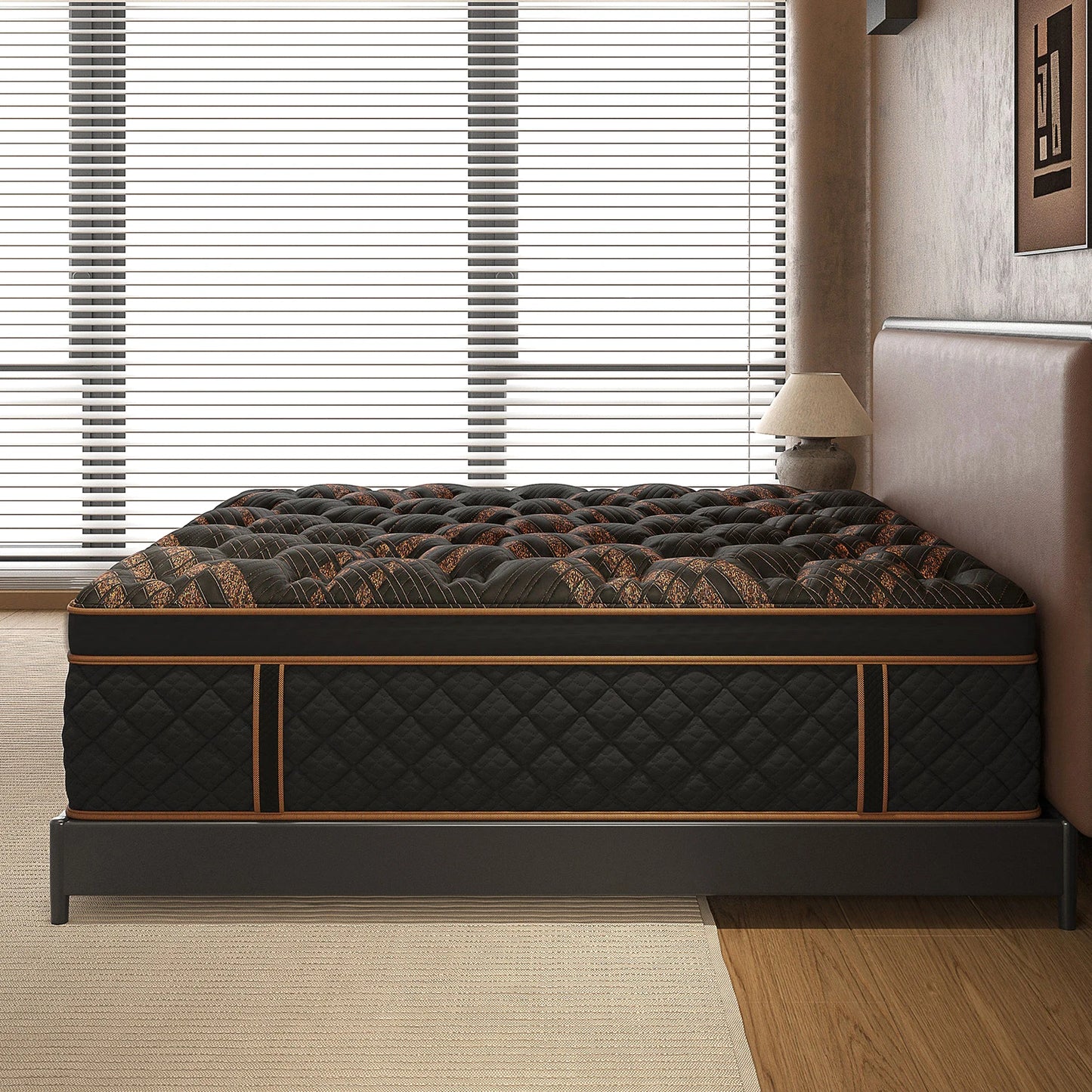 12/14" Hybrid Gel Memory Foam Mattress — Medium Firm, Motion‑Isolating
