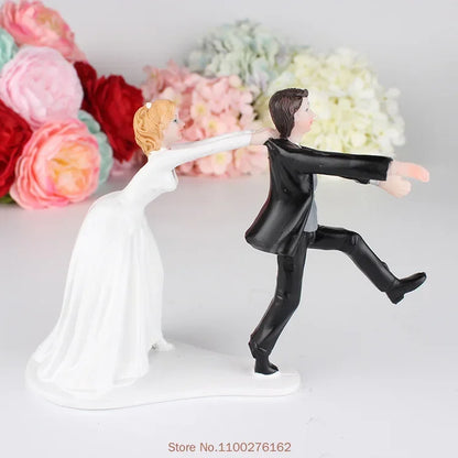 Wedding Couple Resin Cake Figurine