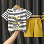 Casual Baby Boy Short Sleeve Sports T-shirt and  Shorts Set