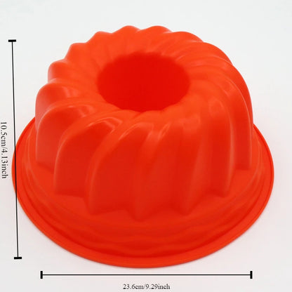 Silicone Cake Mold Round Shape Oven Cake Mold Silicone Bread Pan 12 Holes Muffin Cupcake Baking Pans Resin Molds
