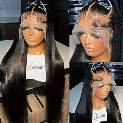 Straight Human Hair Wigs 220% Density 5x5 Glueless Wigs For Women