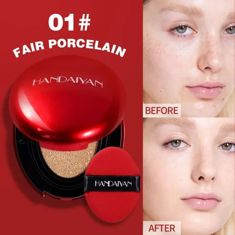 Face Air Cushion Foundation 6 Colors Concealer Foundation Lasting Full Coverage Liquid Foundation Moisturizing BB Cream Makeup