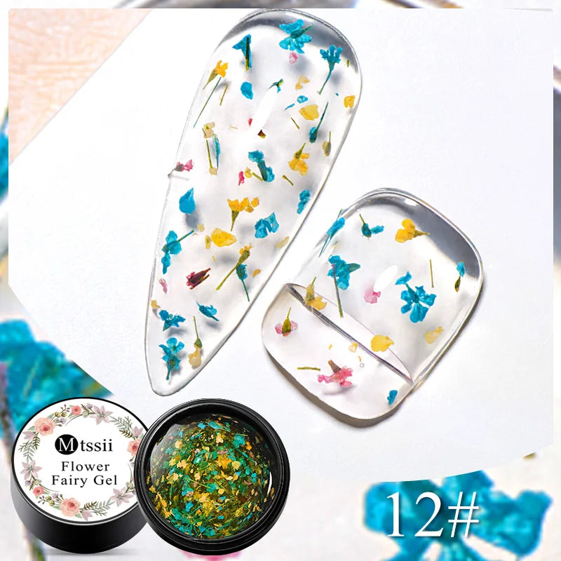 5-in-1 Glue Gel  - Reinforcement Gel, No-Wipe Top Coat, Manicure UV LED Soak Off Nail Gel Varnish for 3D Chrome Design