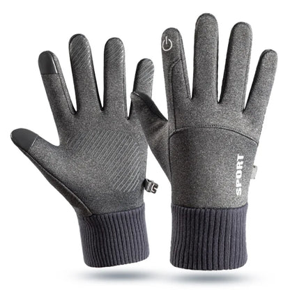 Winter Warm Full Fingers Waterproof Touch Screen Fleece Gloves