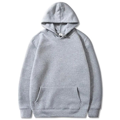 Men's and Women's Solid Color Pocket Hoodies: Fashionable, Casual, Sports Fitness Sweatshirts, Multi-Color Pullovers