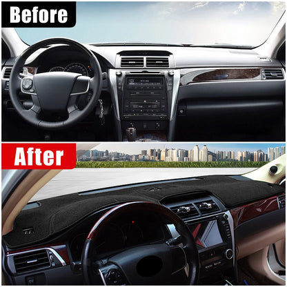 For Toyota Camry XV50 Hybrid 2012 2013 2014 2015 2016 2017 Car Dashboard Cover Avoid Light Sun Shade Anti-UV Carpet Non-Slip Mat